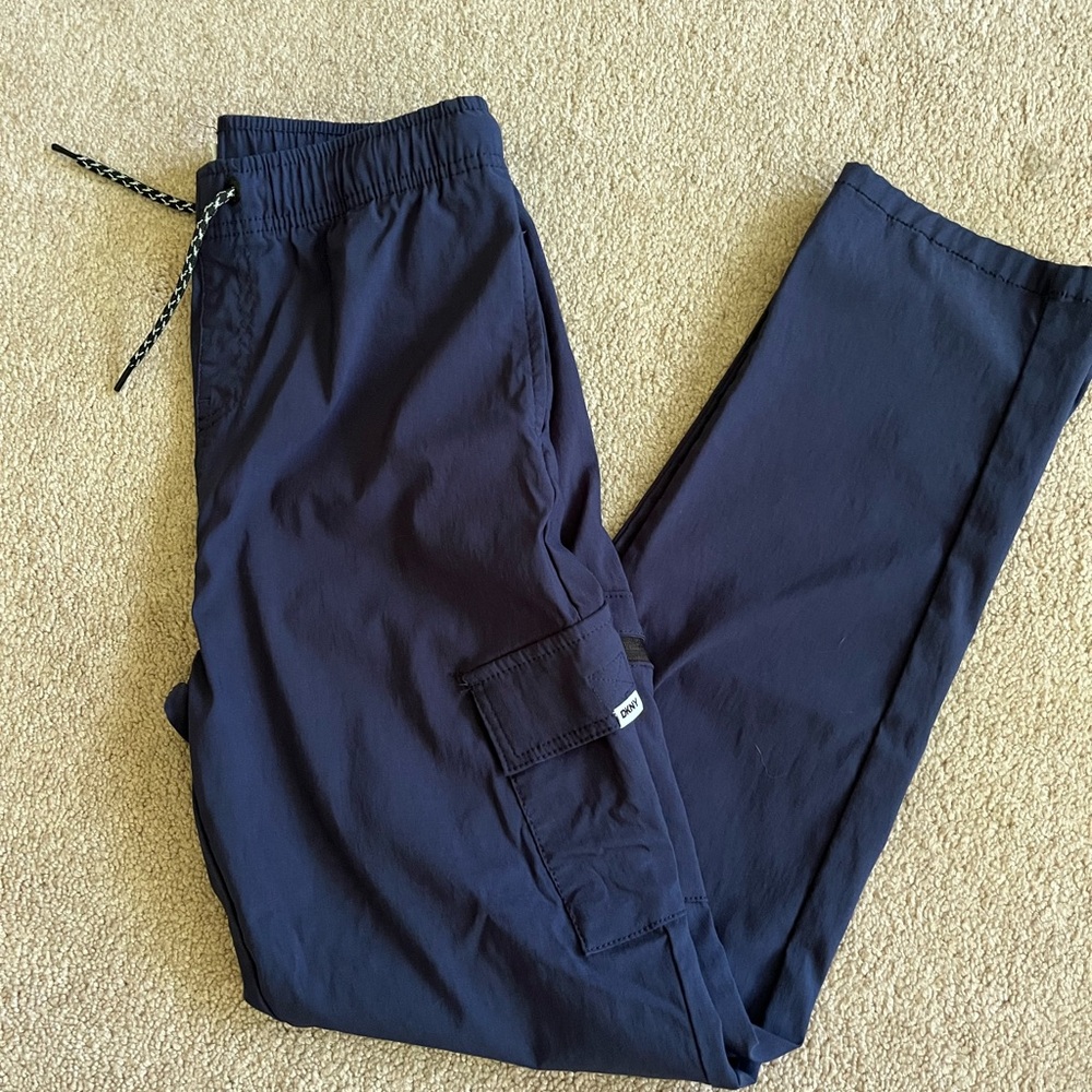 DKNY Navy Kids Cargo Joggers